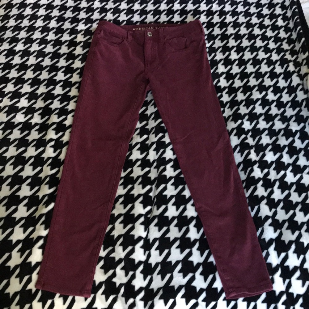 Maroon American Eagle Jeans